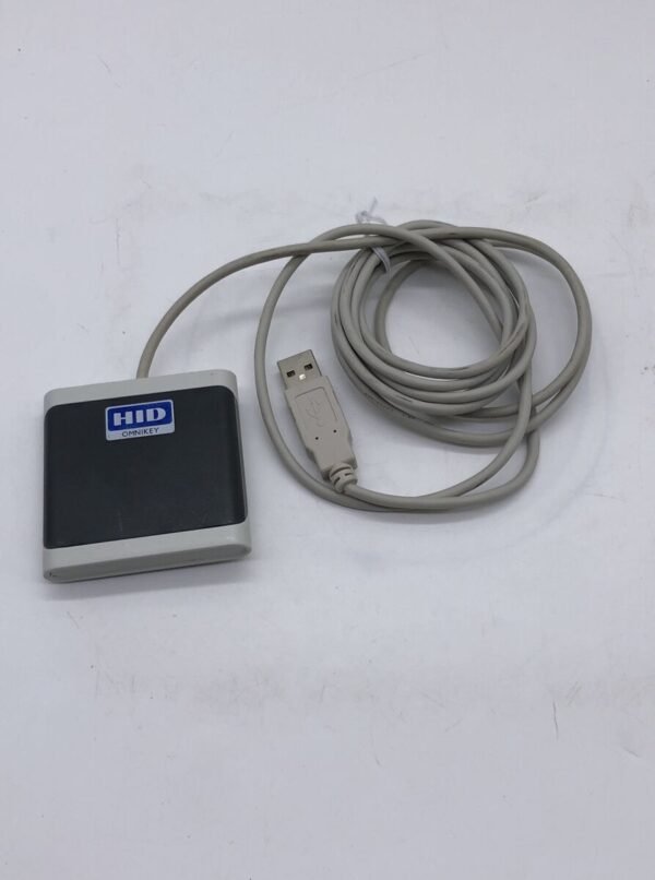 R50250001-GR is the OMNIKEY 5025CL Desktop Contactless USB Smart Card Reader.